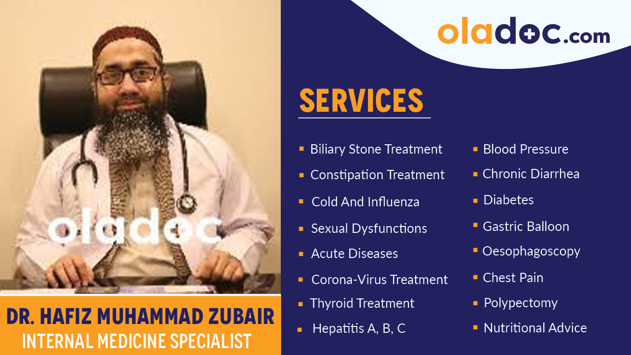 Services provided by Dr. Hafiz Muhammad Zubair